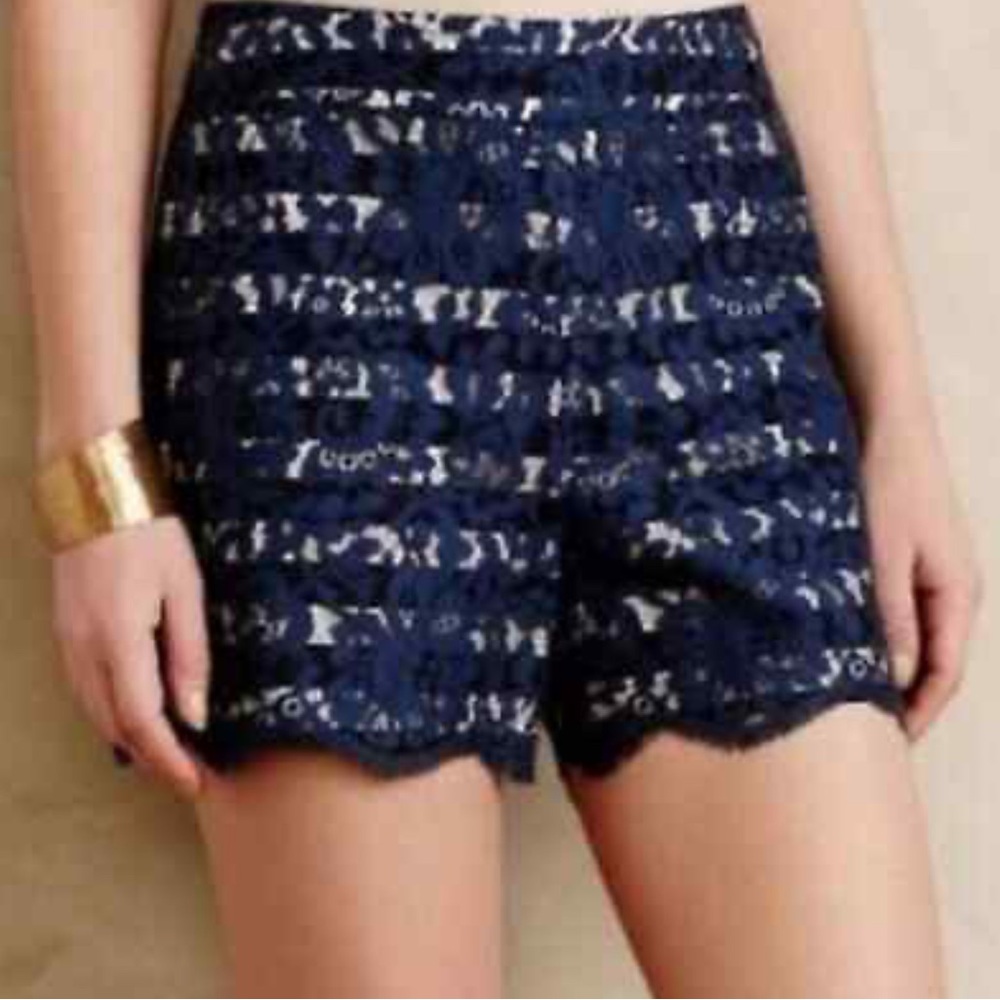 Anthropologie Cartonnier Lace Women Shorts